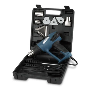 EBERTH Heißluftpistole Heißluftfön Heißluftgebläse LCD Display 2000 W Set Koffer - Bild 1 von 10