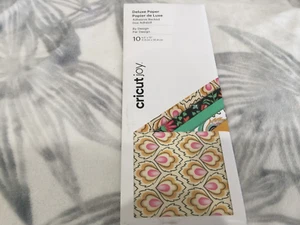 Cricut Joy Adhesive-Backed Deluxe Paper 4.5"X12" 10 Sheets NEW - Picture 1 of 3