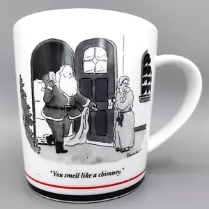 New Yorker Santa Becher ""You Smell Like a Chimney"" Danny Shanahan 1991 RH - Bild 1 von 6