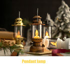 #F LED Atmosphere Lamp Desktop Ornament Vintage Candle Lantern Halloween Decorat