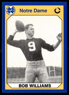 1990 Collegiate Collection Notre Dame Bob Williams Notre Dame Fighting Irish - Image 1 of 2