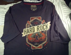 Distressed Hard Rock Hotel 1971 Biloxi MS Maroon/Gray T-Shirt Size XXL preworn - Picture 1 of 8