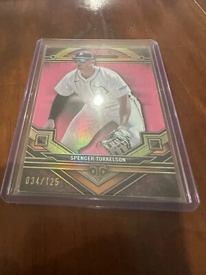 Spencer Torkelson 2024 Topps Triple Threads Tourmaline 34/125 Detroit Tigers #48 - Image 1 of 2