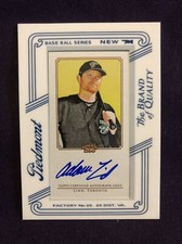2010 Topps T206 Piedmont Adam Lind autograph Toronto Blue Jays