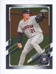 2021 Topps Chrome #154 ZACK GREINKE Houston Astros - Picture 1 of 2