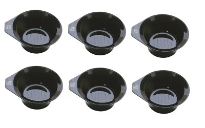 Paquete de 6 tazones de tinte negro Pro Tip Foto 1 de 2
