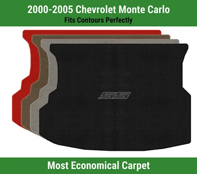 Alfombra de maletero Lloyd Velourtex para Chevy Monte Carlo '00-05 con logotipo negro SS Foto 1 de 4