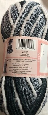 De colección Patons Pirueta Volantes-Malla-Hilo de Chenilla “Sienna Sparkle” #84012 Madeja 3 Oz Foto 1 de 4