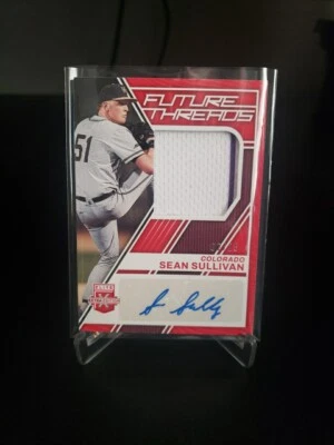 Sean Sullivan 2023 Elite Extra Edition Future Threasds Rookie Patch Auto 2/25. - Image 1 of 2