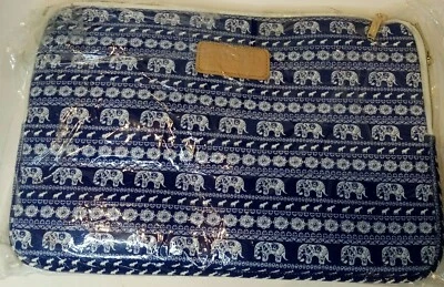 Funda de tela de lona Kayond KY-23 para computadoras portátiles de 13,3 pulgadas - patrones de elefante Foto 1 de 4