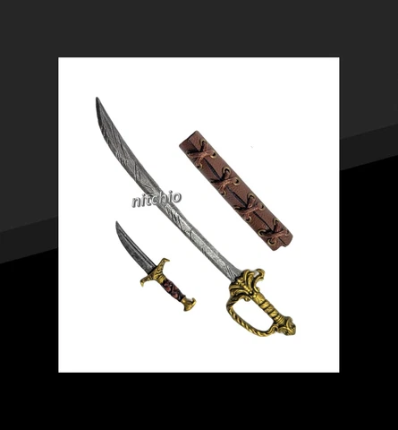 Mezco One:12 Conan Barbarian Booster Kit - SCIMITAR SWORD, SHEATH, DAGGER 1/12 Cover