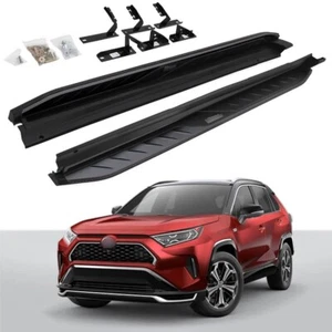 2Pcs Fixed Runing Boards Side Step Nerf Bar fit for RAV4 RAV-4 2019-2025 - Foto 1 di 9