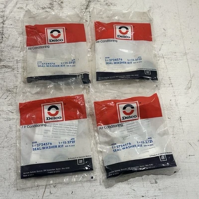 Lot Of (4) ORM NEW GENUINE GM ACDELCO 15-2720 SEAL-WASHER KIT GM 2724575 Parts - Image 1 of 3
