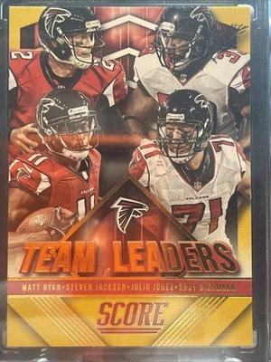 2015 分数 - 团队领袖 Matt Ryan、Julio Jones、Steven Jackson #23 金色 — 第 1/2 张图片