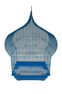 YML Ymltaj Mahal top Shape Bird Cage, Medium (Blue) - Picture 1 of 2