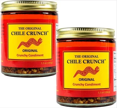 Salsa crujiente de chile picante original Chile Crunch, vegana sin gluten - Paquete de 2 Foto 1 de 4