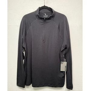 G/Fore Onyx Luxe Quarter Zip Mid Layer, Men's Size Large Retail $155 - Picture 1 of 6