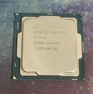 INTEL CORE I3-8100 PROCESSOR | 3.60GHZ | SR3N5, Clean Pull - Image 1 of 2