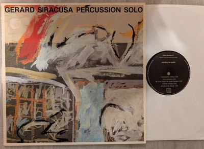 FREE JAZZ Gerard Siracusa Jardins De Paille Percussion Solo GRIM 2 1983 NM Foto 1 de 4