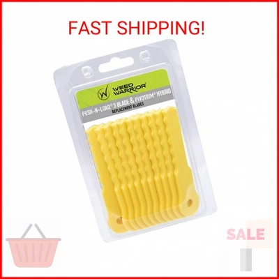 Weed Warrior Push-N-Load Nylon Replacement Blades for Push-N-Load Trimmer Head,  - Image 1 of 2