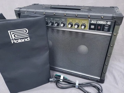 Roland JC-40 Jazz Chorus 2x10" 40-watt Stereo Combo Amp w/Cover Excellent+++++ - Image 1 of 4