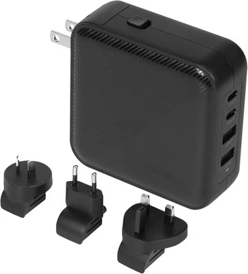 Targus APA109GL 100W GaN USB-C Wall Charger - With International Travel Plugs - image 1 of 4