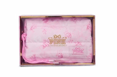 Victoria Secret Pink x Love Shack Bolsa de Maquiagem Cosmética Extravagante BEAUX ICONS NOVA COM ETIQUETAS - Imagem 1 de 4
