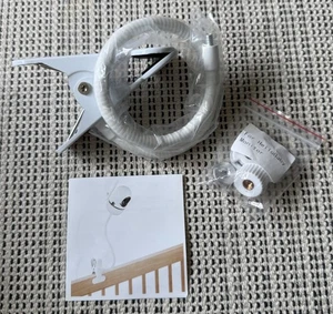 NUOVO supporto baby monitor flessibile clip on bianco compatibile con HelloBaby SCATOLA APERTA - Foto 1 di 14