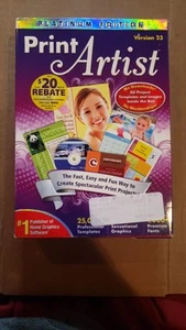 PRINT ARTTIST PLATINNUM EDITION v23. ALL YOU NEED IN 1 BOX. FAST SHIPPING. - Picture 1 of 21