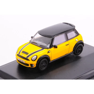 NEW MINI YELLOW 1:76 Oxford Auto Stradali Modellino Nuovo - Immagine 1 di 2