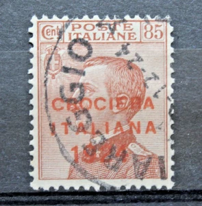 Italia Regno 1924 Crociera Italiana 85 Cent. Francobollo Timbrato (C.9) - Foto 1 di 2