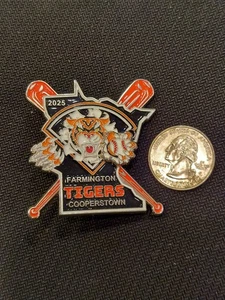 Cooperstown Baseball Trading Pin 2025 Farmington Tigers - Picture 1 of 2