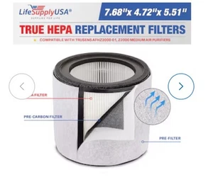 3-In-1 HEPA Drum Replacement Filter AFH-Z3000-01 for Z-3000 Air Purifier - Picture 1 of 2