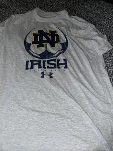 Notre Dame Under Armour Small Shirt Team Issue Heat Gear - Picture 1 of 2