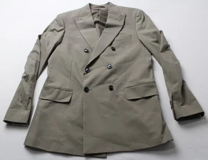 Mango Men's Monaco Double-Breasted Slim-Fit Suit Blazer CD4 Beige Size US:38 NWT - Picture 1 of 10