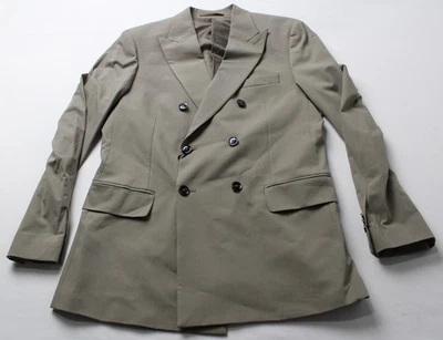 Mango Men's Monaco Double-Breasted Slim-Fit Suit Blazer CD4 Beige Size US:38 NWT - Image 1 of 4