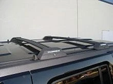 2006 to 2010 HUMMER H3 & H3T Roof Rack Rail Cross Bars BLACK  - Image 1 of 1