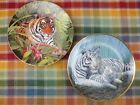 Tiger Collector Plates: Lord of the Rain Forest, White Tigers