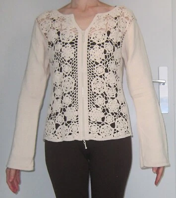 gilet écru Jacqueline Riu 38/40 - Photo 1/4