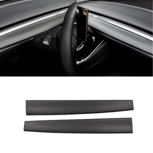 For Tesla Model 3 Y Dash Central Control Dashboard Panel Cover Trim Matte Black - Imagen 1 de 8