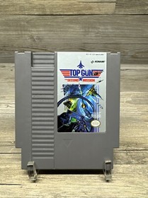 VINTAGE Top Gun Second Mission NES Nintendo Juego Aut&eacute;ntico Cartucho Original