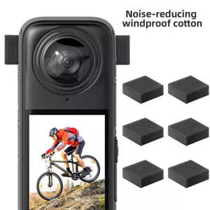 Muff Noise Reduction Wind 6Pcs Audio Camera Mic X4 X3 For Insta 360 Accessories - Picture 1 of 10