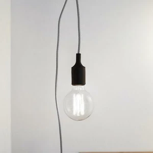Cable de lámpara de algodón Kikkerland enchufe UE colgante trenzado 3,7 m luz de armario de dormitorio - Imagen 1 de 4