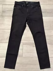 H&M Skinny Fit Black Jeans Men's Size 30 Waist 29" Inseam - Picture 1 of 10