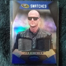 2016 Panini Certified sprint cup swatches mirror blue #SCS-JW Josh Wise 08/50