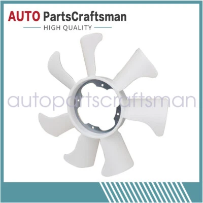 Se adapta a Mazda B2000 1986-1987 blanco radiador ventilador hoja Foto 1 de 4