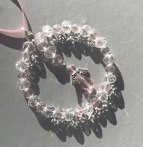 Crystal Tree Ornament Angel with Gift Box & Choice of Card October Birthstone - Picture 1 of 19