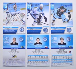 2015-16 BY cards Sibir Novosibirsk Pick a Player Card