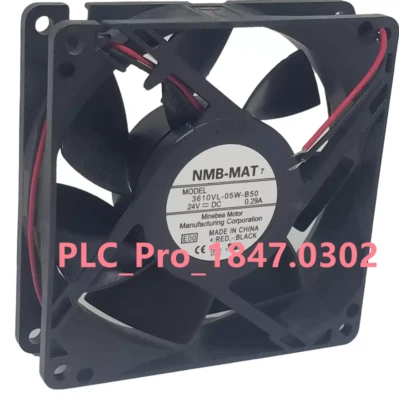1PCS NEW NMB 3610VL-05W-B50 2 Wire Cooling fan DC24V 0.29A 9025 9cm  Fast ship - Image 1 of 3