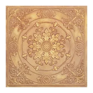 Artistic ceiling tiles Decorative pvc panels PL18 Vintage brown gold 10pcs - Picture 1 of 24